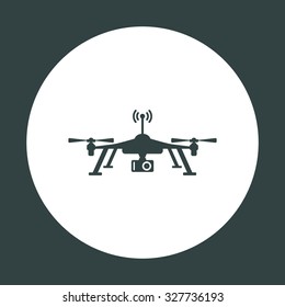Quadrocopter. icon. vector design