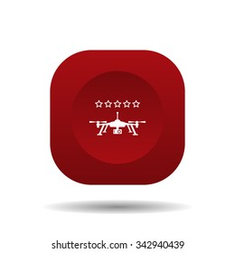 Quadrocopter. icon. vector design