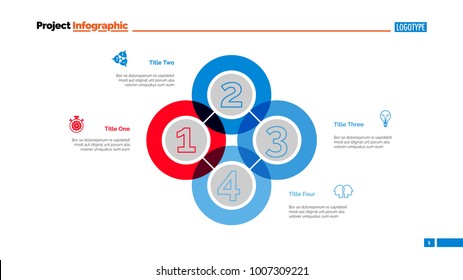 Quadruple Intersect Slide Template