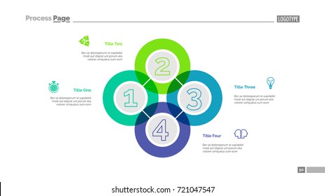 Quadruple Intersect Slide Template