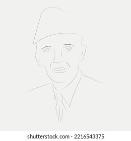 Arte facial Quaid e Azam