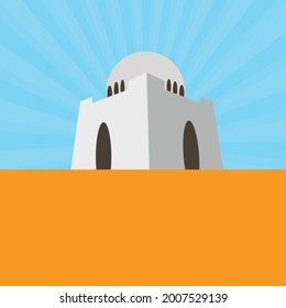 Quaid E Azam Tomb Vector Art 