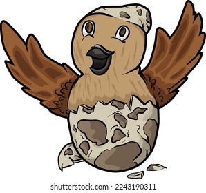 Gänsevögel aus der Eierschale