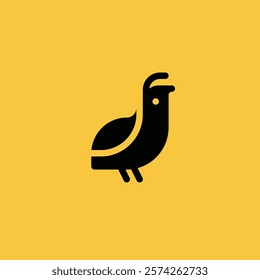 Quail bird icon flat vector design