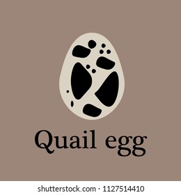 Quail egg icon - vector illustrator