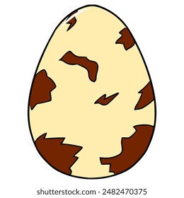 quail egg illustration hand drawn isolated vector
