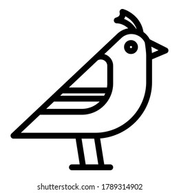 Icono de la granja de codornices. Icono del vector de la granja de eslabones para el diseño web aislado en fondo blanco