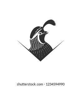 Quail Logo Vector Illustration