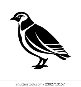Quail pheasant bird vector clipart
