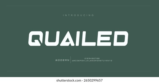 Fontes do alfabeto de logotipo moderno mínimo. Tipografia minimalista urbana sana serif digital fashion futuro criativo logos fontes. ilustração vetorial