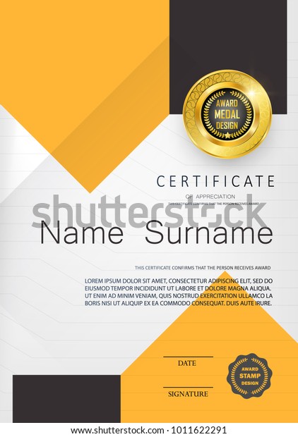qualification certificate appreciation design luxury vip modern certificate of appreciation design
