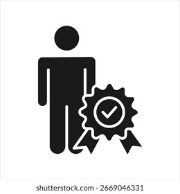 Vektorgrafik des Symbols für das Qualifizierungssymbol