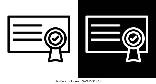 ícone Qualificação. Vetor de tipo de logotipo definido