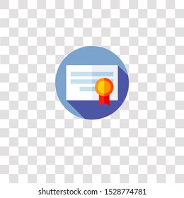 qualification icon sign and symbol. qualification color icon for website design and mobile app development. Simple Element from human resources collection for mobile concept and web apps icon.