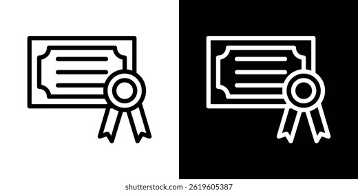 Qualification icon Vector symbol in trendy flat style
