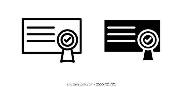 Qualification icons for web ui designs