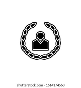 qualifications line icon. Simple glyph, flat vector of web icons for ui and ux, website or mobile application
