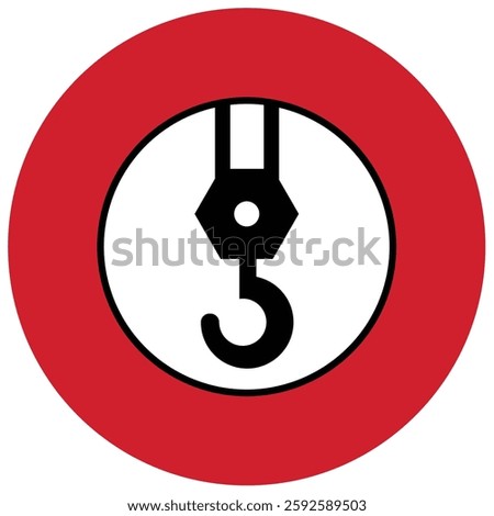 Qualified crane operator badge logo