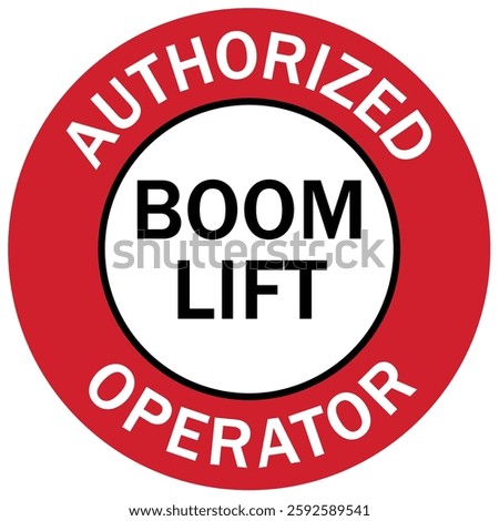 Qualified crane operator badge logo