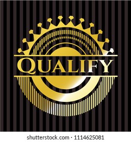 Qualify golden emblem