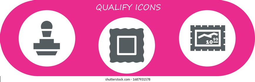 calificar conjunto de iconos. 3 iconos de calificación rellenos.  Iconos modernos sencillos, como: Sello