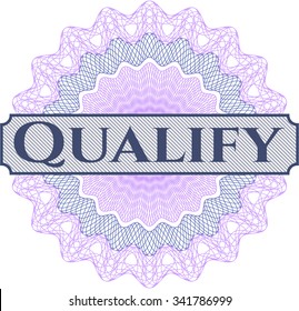 Qualify rosette