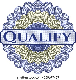 Qualify rosette
