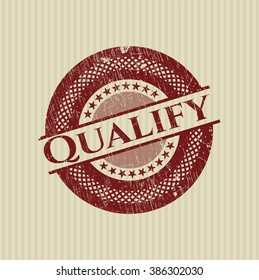 Qualify rubber seal