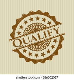 Qualify rubber seal