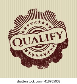 Qualify with rubber seal texture