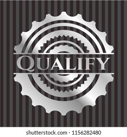 Qualify silver shiny badge