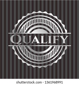Qualify silver shiny badge