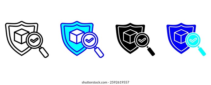 Quality Aassurance Icon Set Multiple Style Collection