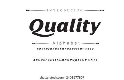 Quality Abstract modern urban alphabet fonts. Typography sport, technology, fashion, digital, future creative logo font. vector illustration