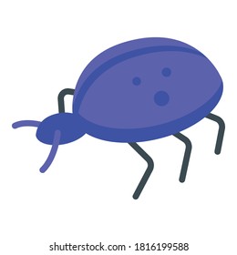 Icono de error de garantía de calidad. Isométrico del icono del vector de control de calidad para el diseño web aislado en fondo blanco