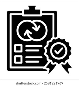 Quality Assurance Icon Element For Design