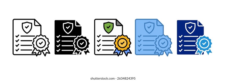 Quality Assurance Icon Element For Design