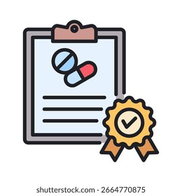 Elemento de ícone do Quality Assurance para design