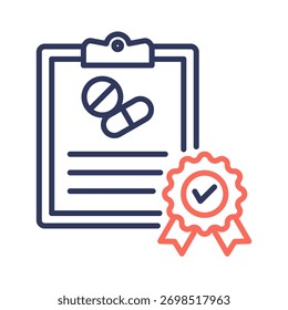 Symbol für Qualitätssicherung für Design
