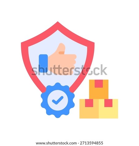 Quality Assurance Icon Flat Vector Illustration