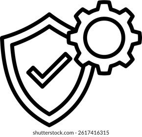 Quality Assurance Icon Line Vector Illustration