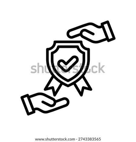 Quality Assurance Icon Line Vector Illustration