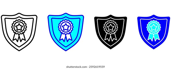 Quality Assurance Icon Set Multiple Style Collection
