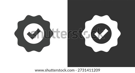 Quality Assurance icon. Solid glyph series icon