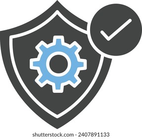 Imagen vectorial de icono de garantía de calidad. Adecuado para aplicaciones web móviles y medios de impresión.