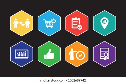 Quality Assurance Infographic Icon Set