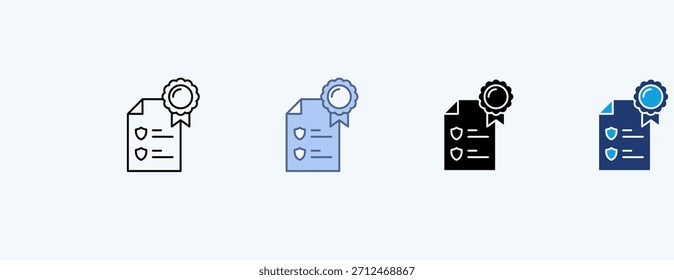 Quality Assurance Multiple Icon Illustration Vector