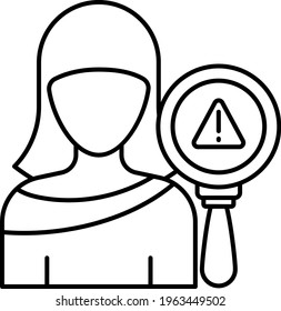 Control de calidad Diseño de iconos de vectores de personas, símbolo de desarrollo de software y web sobre fondo blanco, ilustración de material de programación y codificación de computadoras, concepto de revisor de código, 