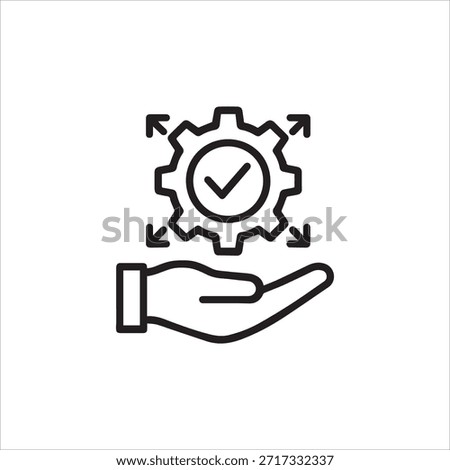 Quality Assurance and Process Management Icon