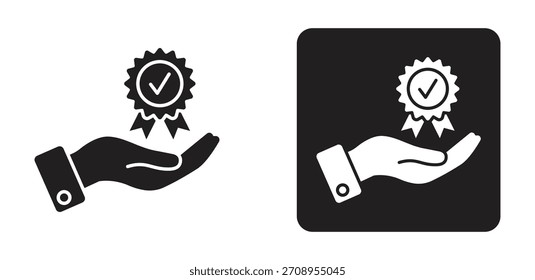 Quality assurance vector icon. Top rated service or best feedback symbol. Vector illustration